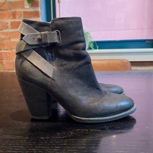 Leather/suede bootie - Aldo
